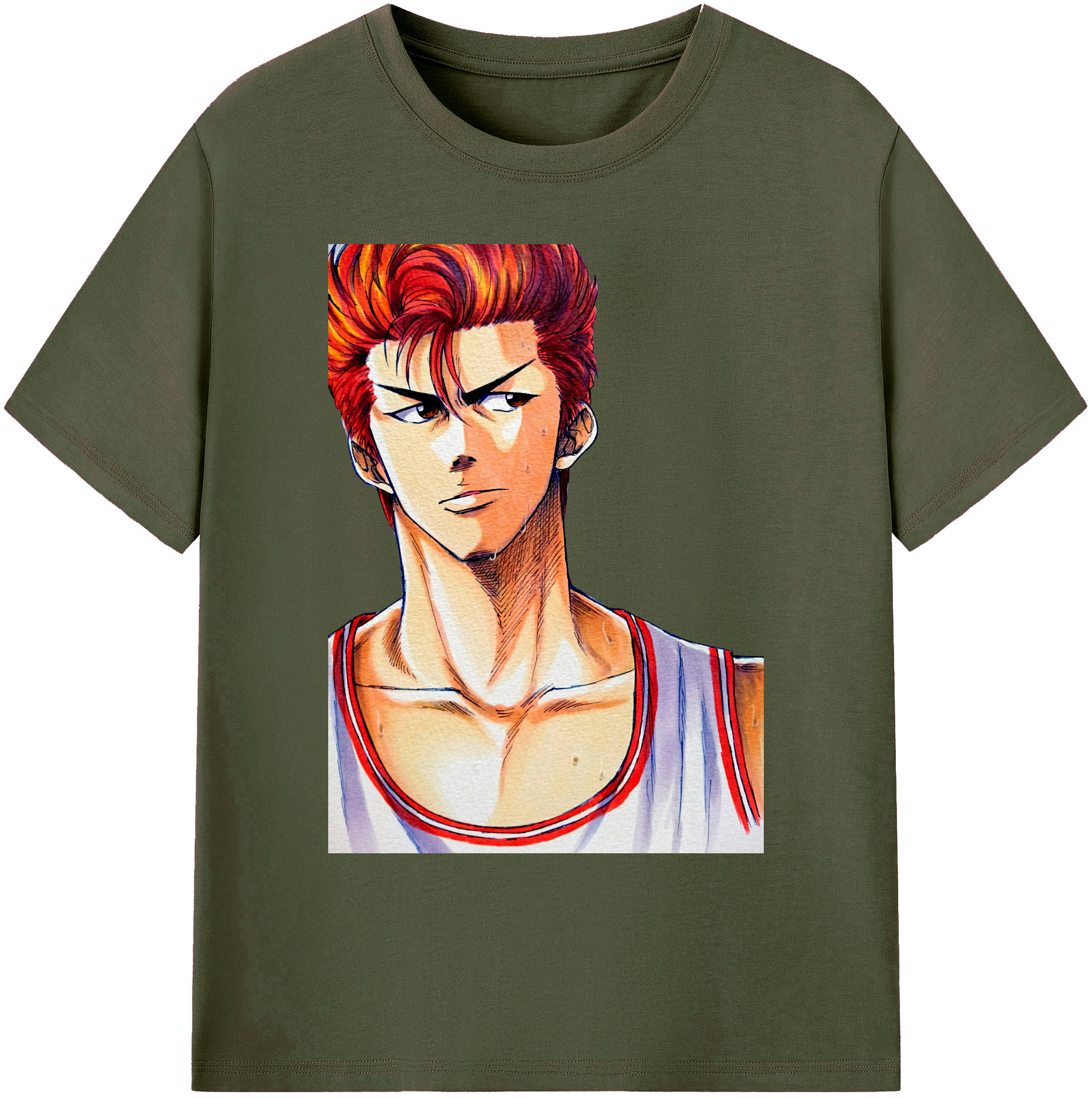 （画像用） SLAM DUNK／スラムダンク 綿100％ メンズ半袖Tシャツ｜肌触りやわらか＆通気性